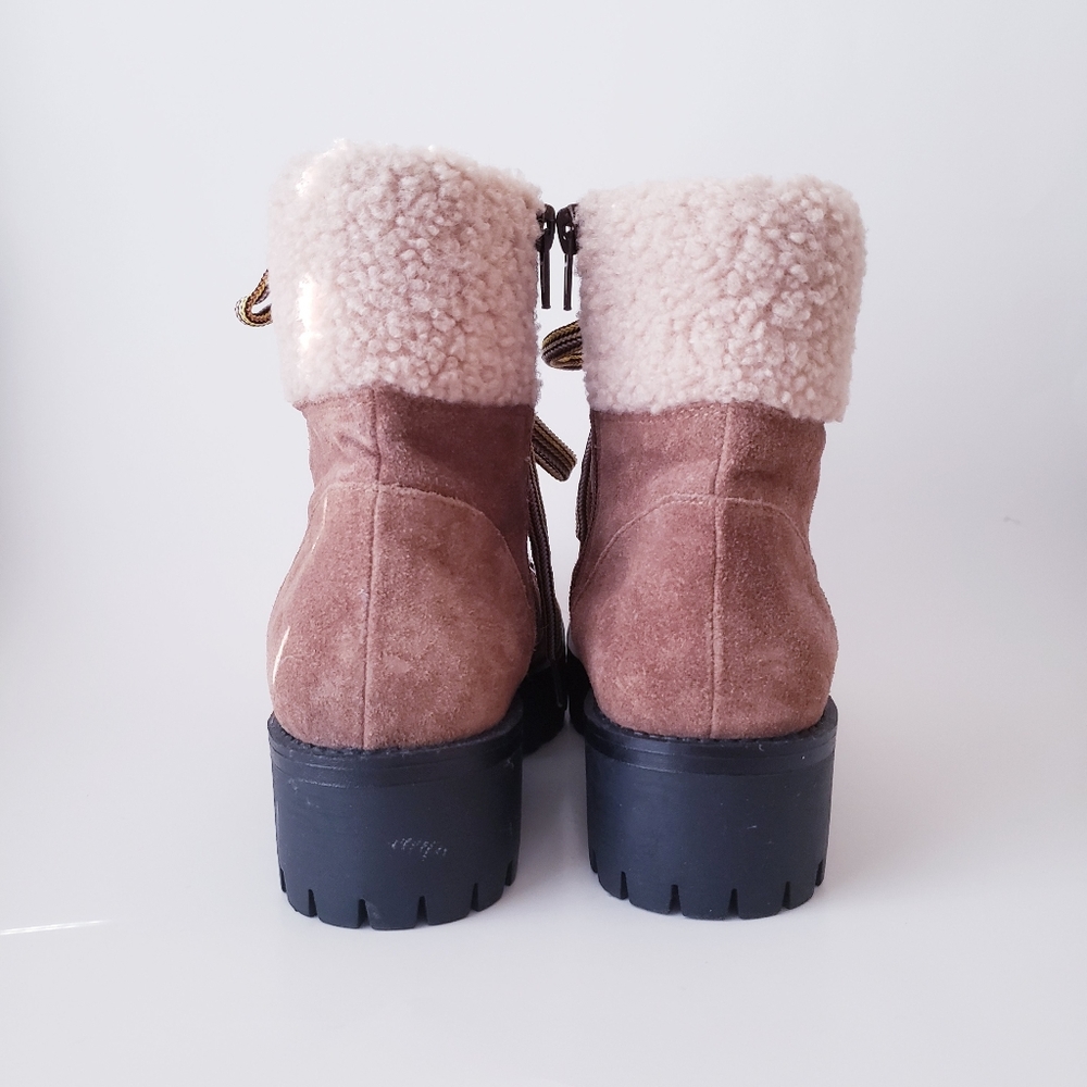 Steve Madden Aniko Lugg Sole Boots - Picture 5 of 11